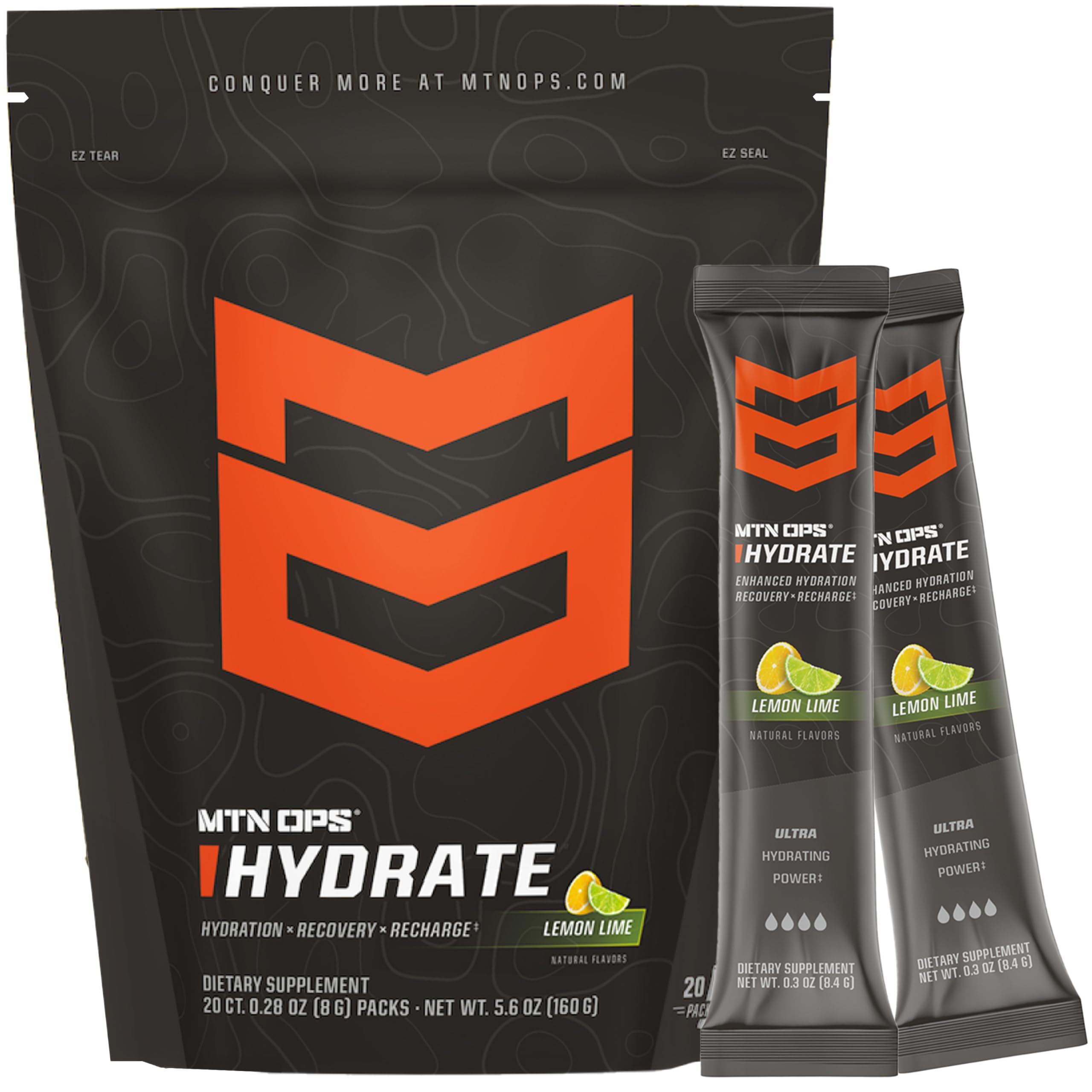 MTN OPS Hydrate: botella vertiendo para rehidratación durante entrenamientos.