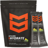 MTN OPS Hydrate: botella vertiendo para rehidratación durante entrenamientos.