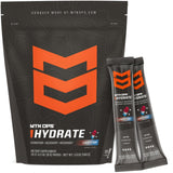 MTN OPS Hydrate polvo electrolitos, ideal para mantener la hidratación durante entrenamientos intensos.