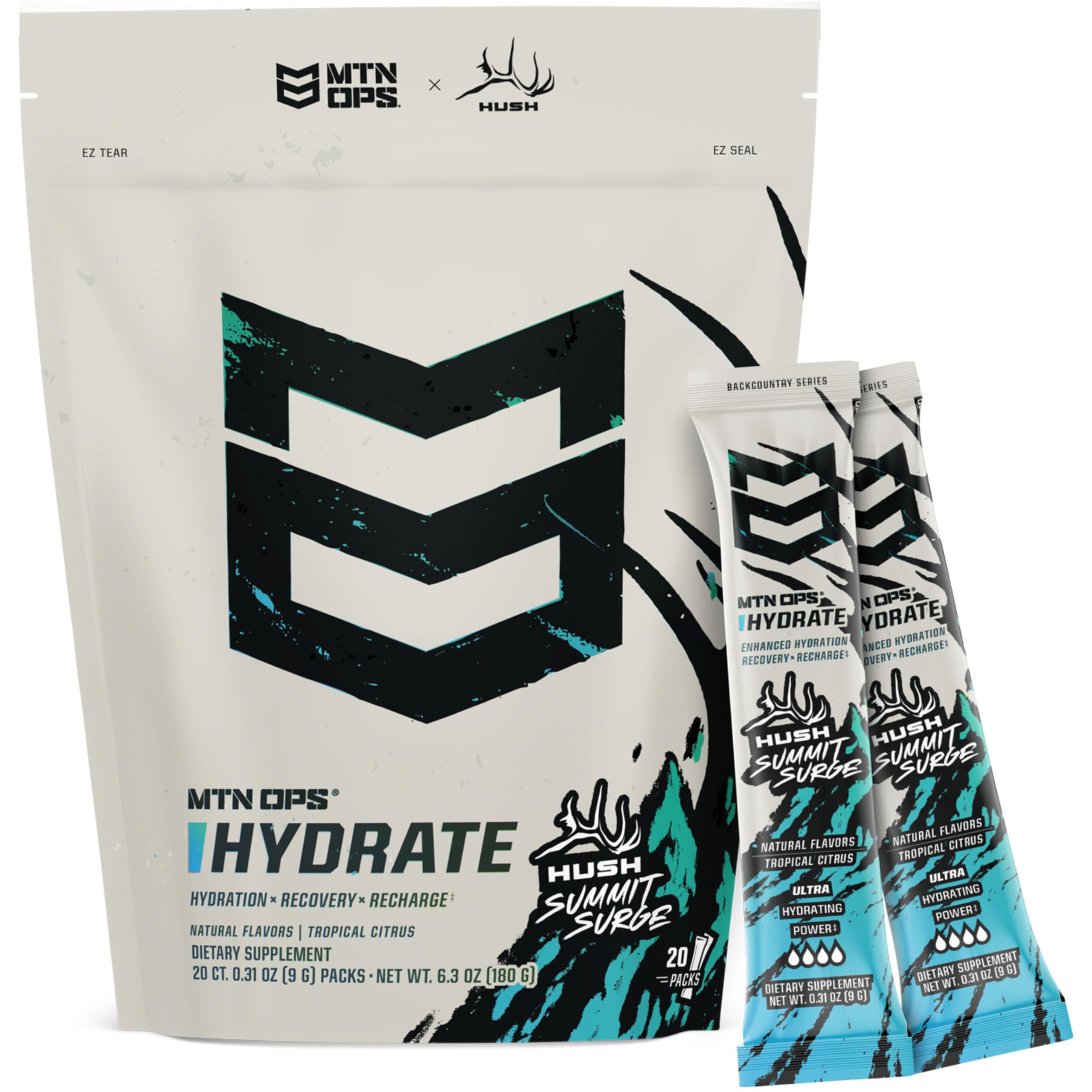 MTN OPS Hydrate sobres portátiles para hidratación durante entrenamientos
