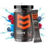 MTN OPS Ignite cuchara-medicion muestra la dosis adecuada para una ingesta rápida