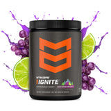 MTN OPS Ignite tub front showing gluten-free nootropic blend