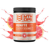 MTN OPS Ignite Lite rosa cítrico vaso listo para beber y recargar