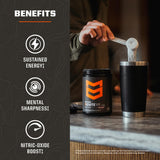 MTN OPS Ignite Lite, vaso con bebida energizante lista para beber