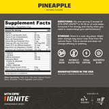 MTN OPS Ignite sin azucar, envase pina, sabor refrescante para sesiones de entrenamiento.