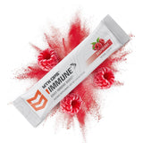 MTN OPS Immune STM, sabor frambuesa agradable y sin regusto arenoso.
