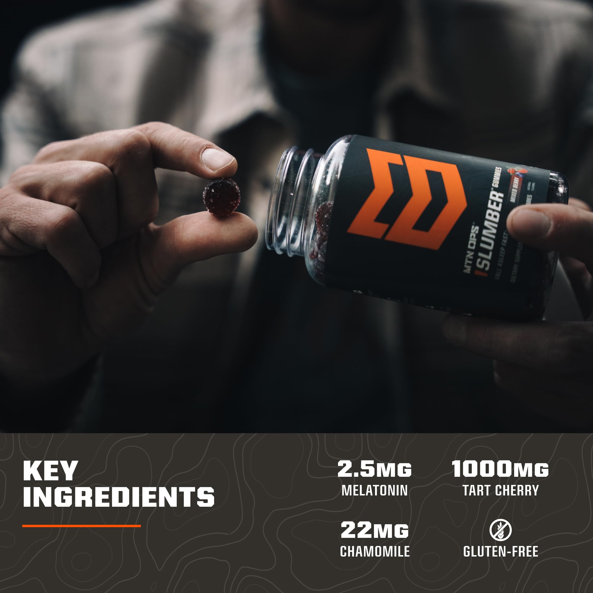 MTN OPS gomitas manzanilla – ingrediente calmante para descanso natural