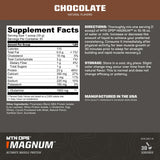 MTN OPS Magnum chocolate, porción, ayuda al desarrollo de músculo magro
