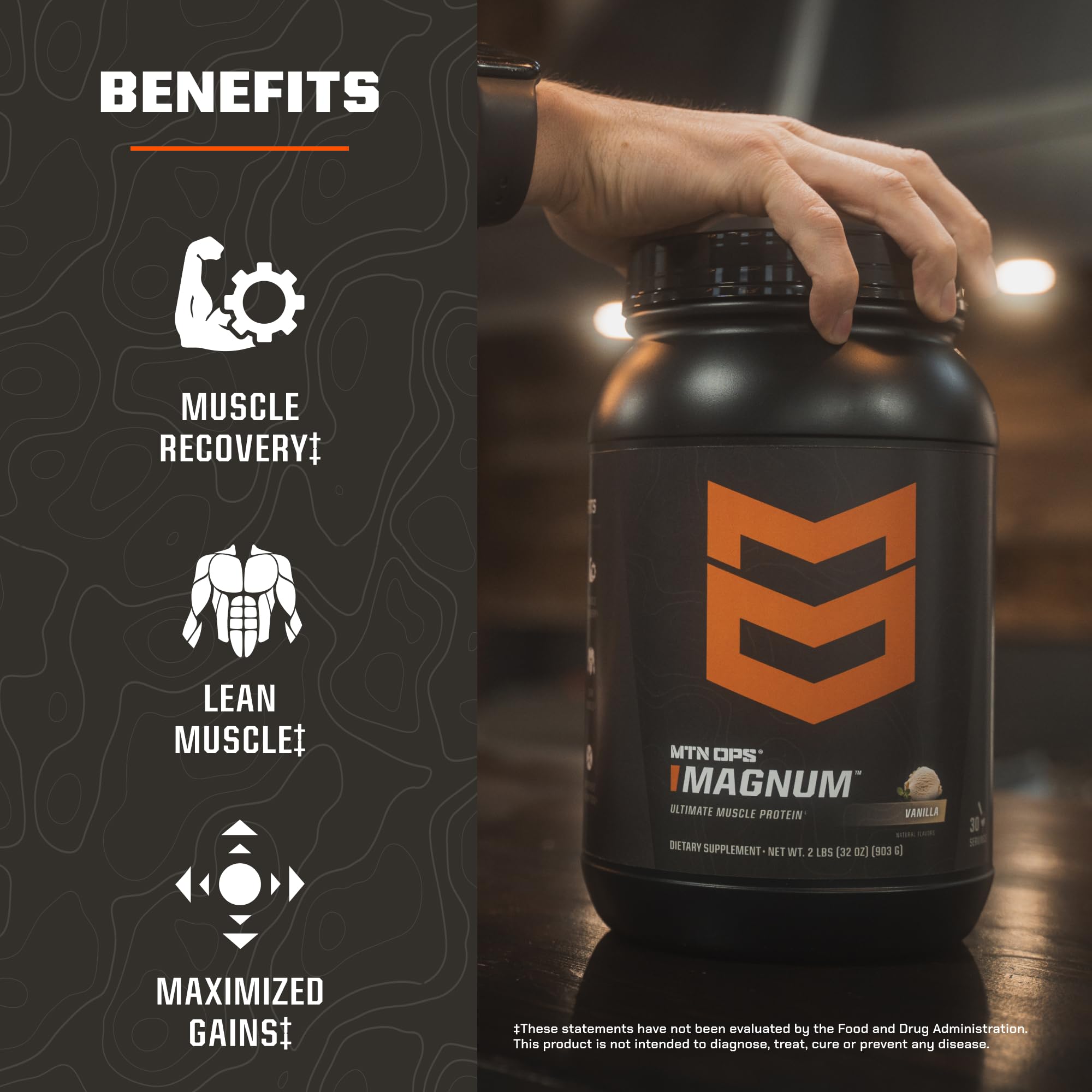 MTN OPS Magnum chocolate, sin gluten, ideal para dietas