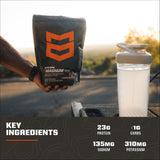 MTN OPS Magnum Clear Whey sabor arandano azul coco, bebida ligera y sabrosa.