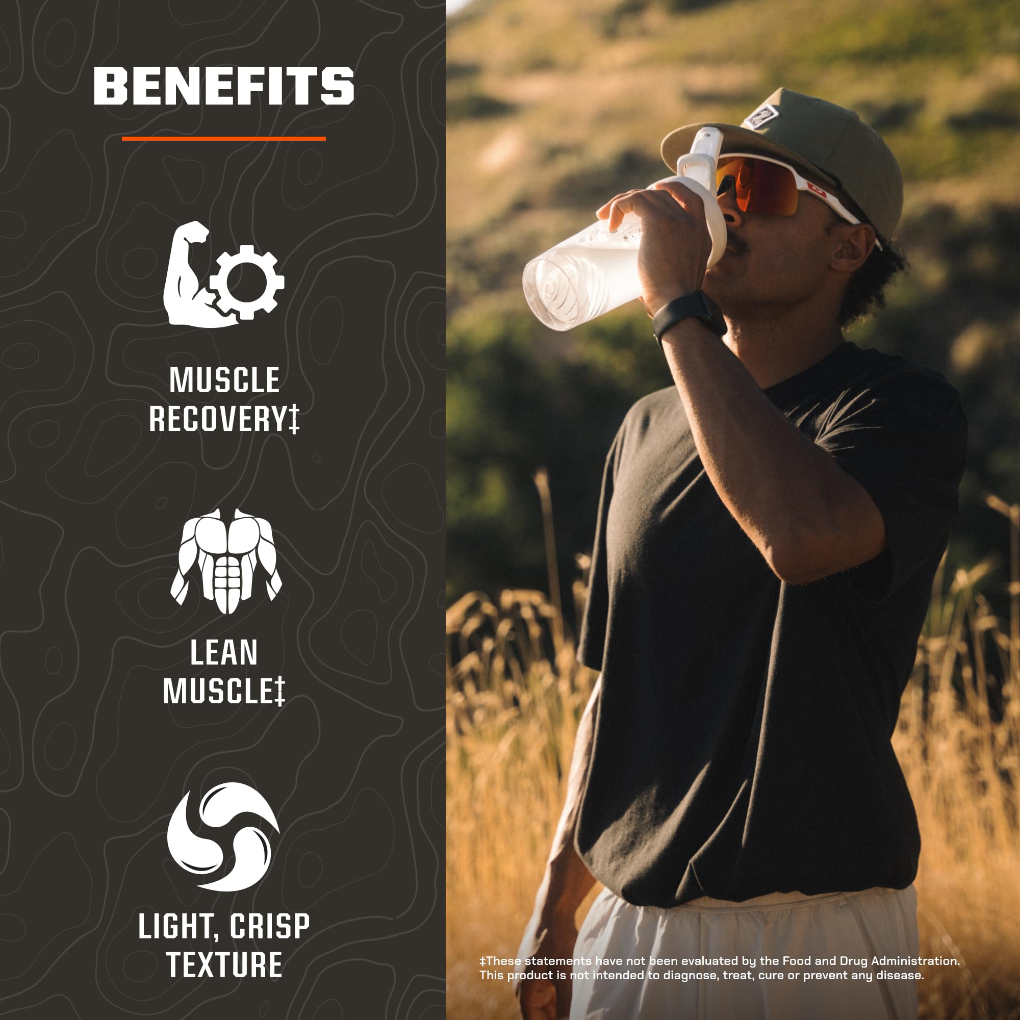 MTN OPS Magnum Clear Whey shaker: mezcla sin grumos para entrenamientos.