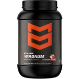 MTN OPS Magnum, dosis de proteína de fresa y crema para recuperación muscular.