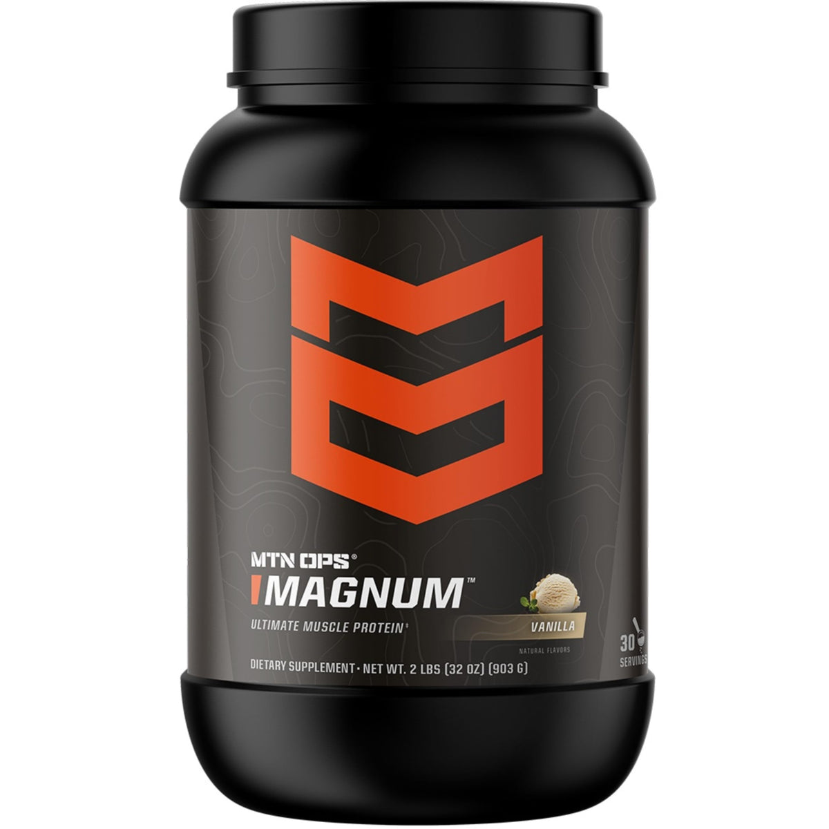 MTN OPS Magnum Proteína Whey Lata: sabor vainilla suave para recuperación post entrenamiento