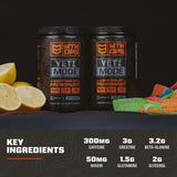 Cafeína 300 mg en MTN OPS YETI MODE para energía sostenida.