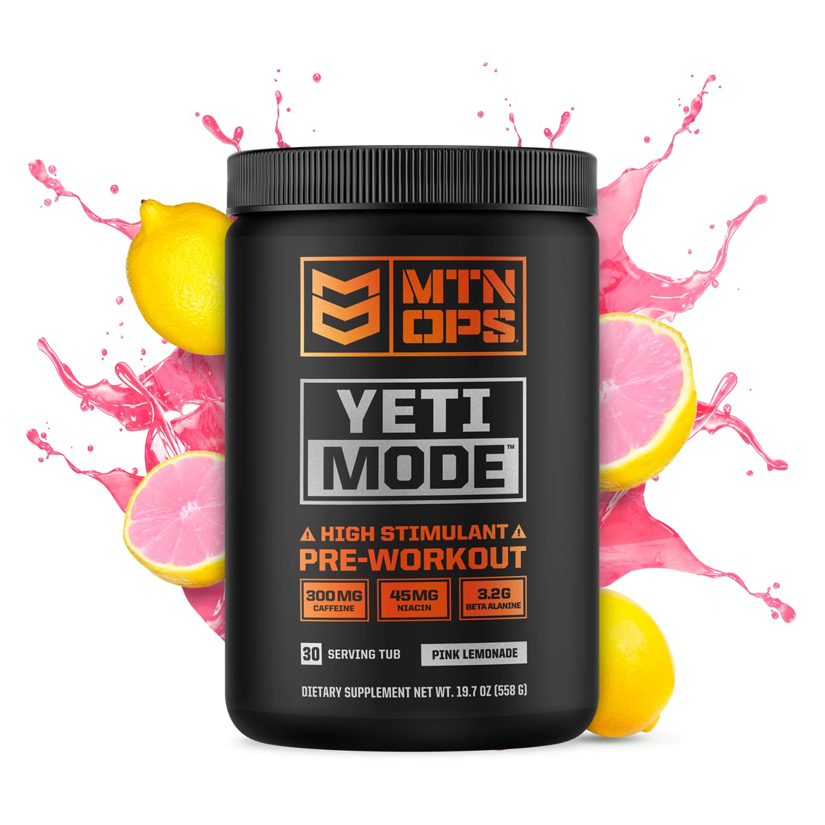 Cucharilla medidora de MTN OPS YETI MODE para dosis consistentes durante el entrenamiento.
