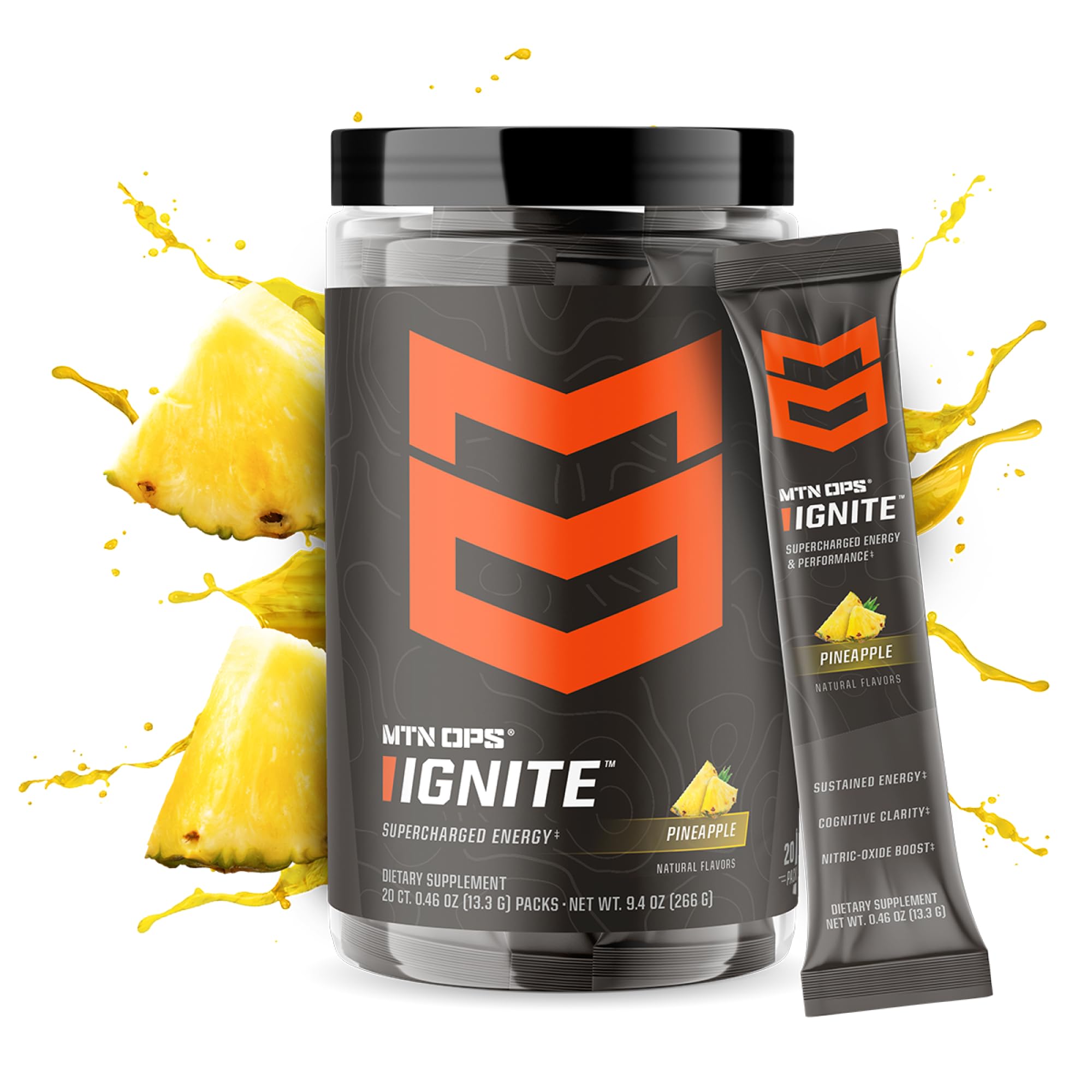 MTN OPS Ignite sachet portable para uso rápido durante senderismo