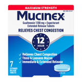 Mucinex 12horas: tableta expectorante para aliviar la congestión torácica