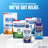 Mucinex facilita expulsar la mucosidad espesa con facilidad.