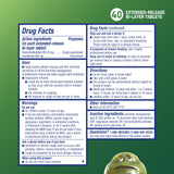 Dosis de 30 mg dextrometorfano en Mucinex DM 12hr.