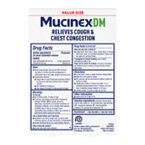 Lateral del empaque de Mucinex DM 12hr.