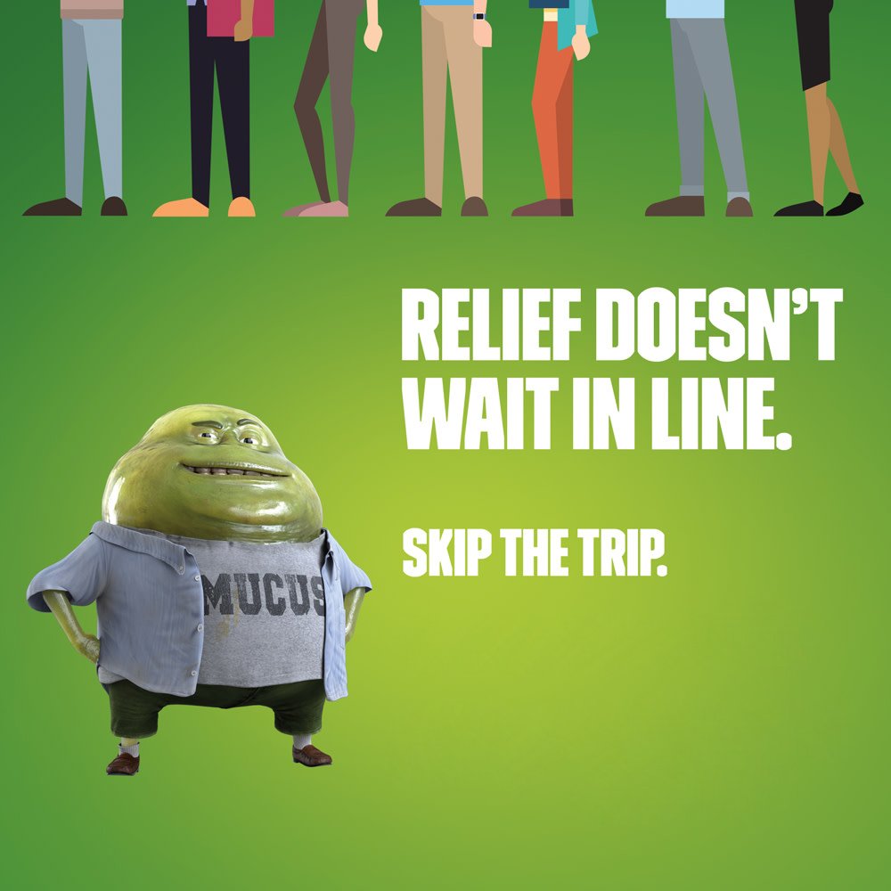Empaque de Mucinex DM destacado por su potencia.