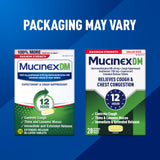 Tabletas dentro de la caja de Mucinex DM
