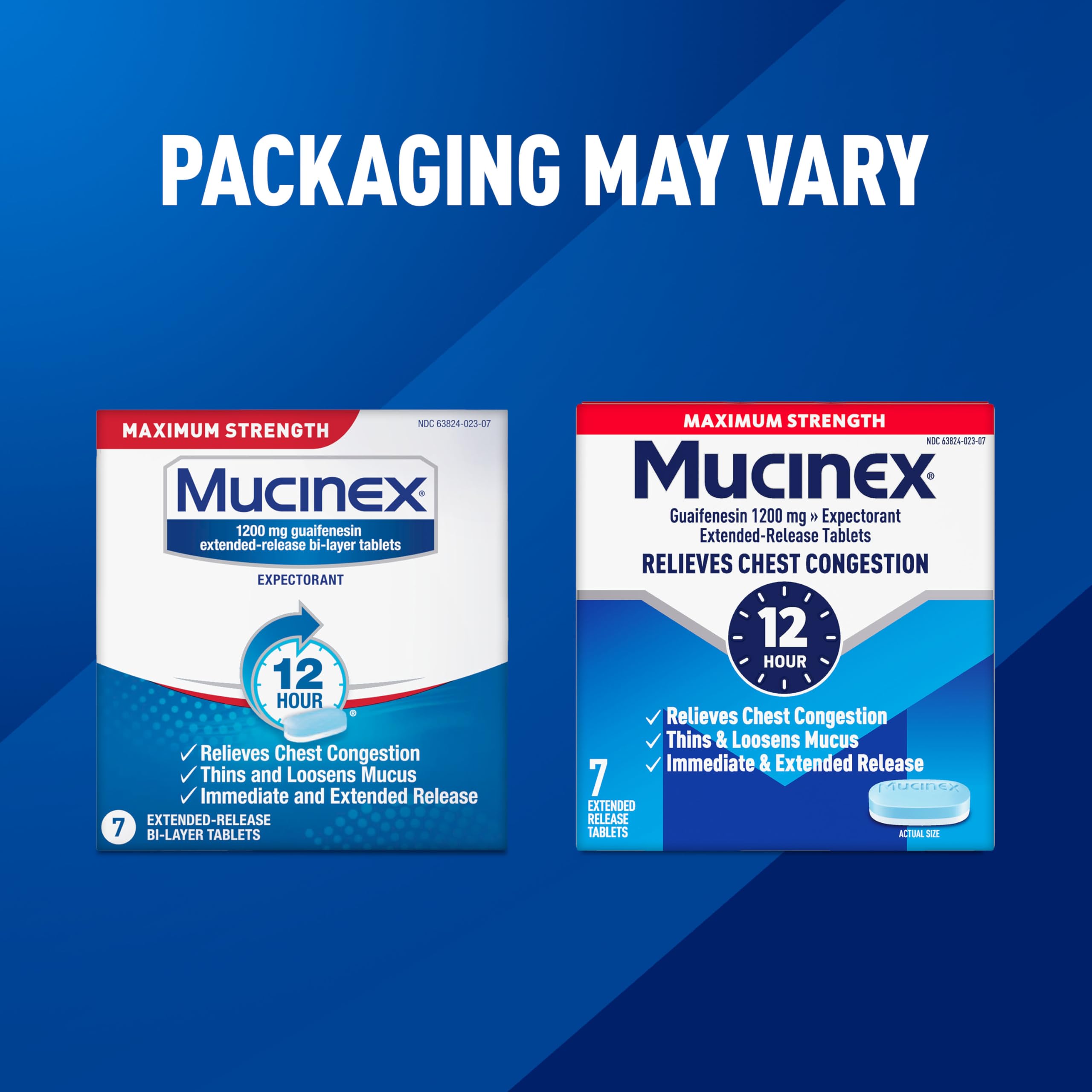 Mucinex liberación extendida de 12 horas