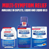 Mucinex Fast-Max gráfico de indicaciones, guía de uso y dosis