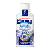Mucinex Fast-Max Kickstart, botella, alivia la congestión nasal.