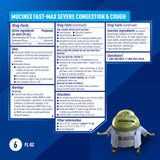 Caja exterior de Mucinex Fast-Max para almacenamiento sencillo