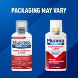 Envase de Mucinex Fast-Max con líquido multisíntomas