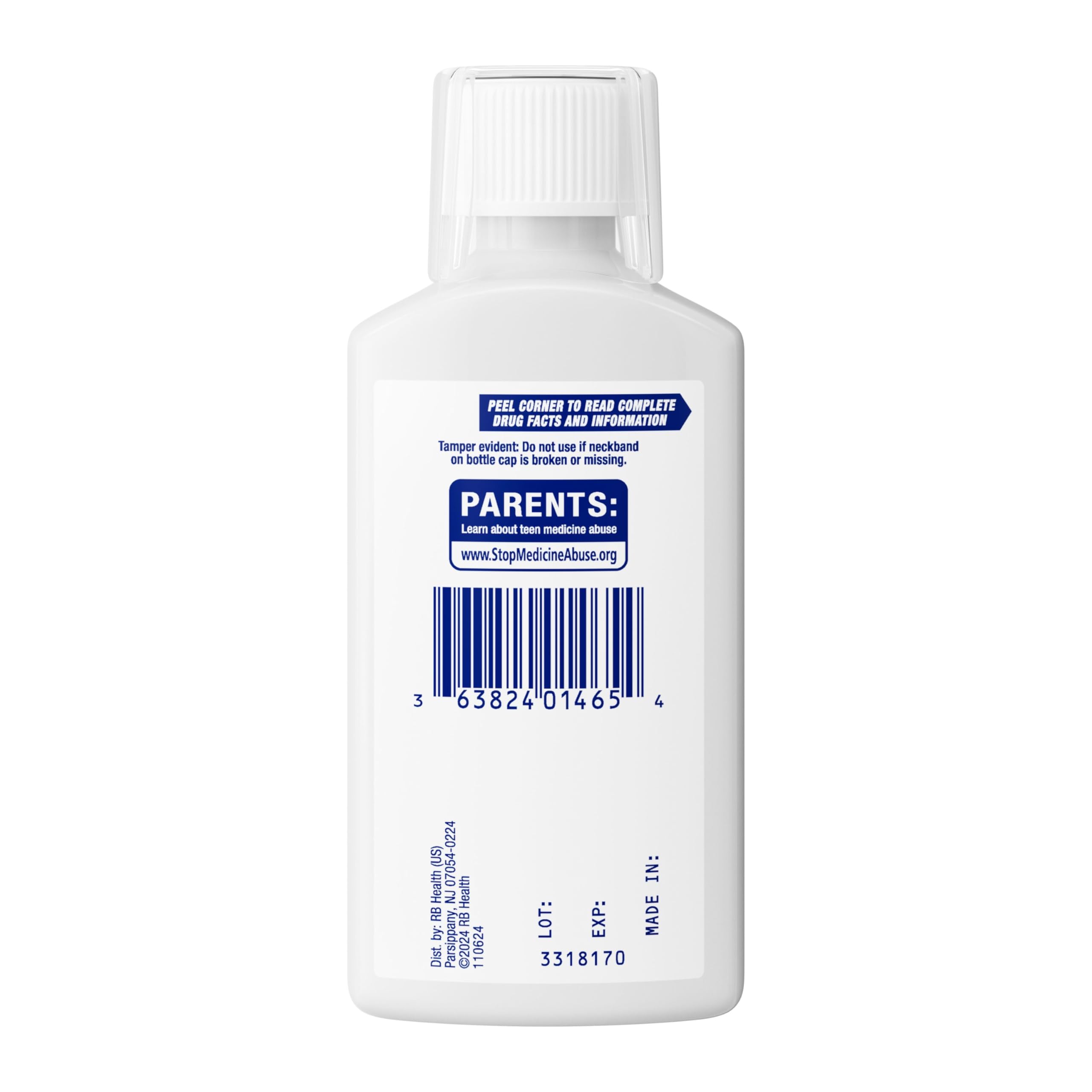 Líquido de Mucinex Fast-Max para alivio de síntomas