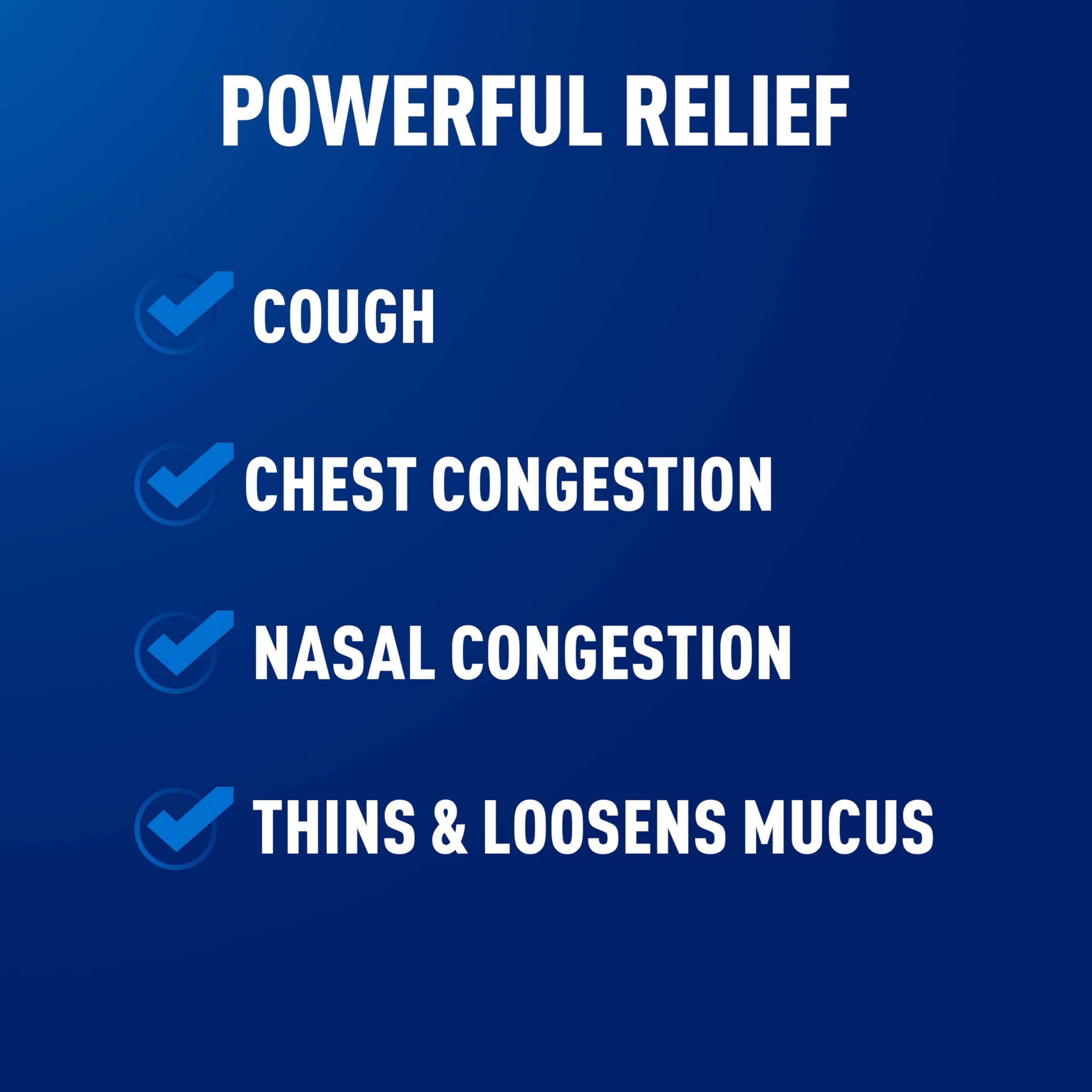 Tapa de Mucinex Fast-Max, cierre seguro para dosis diaria