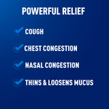 Tapa de Mucinex Fast-Max, cierre seguro para dosis diaria