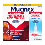 Mucinex Rapid Clear geles para alivio de dolor de cabeza