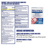 Caja de Mucinex, envase destacado con sin sodio y sin alcohol.