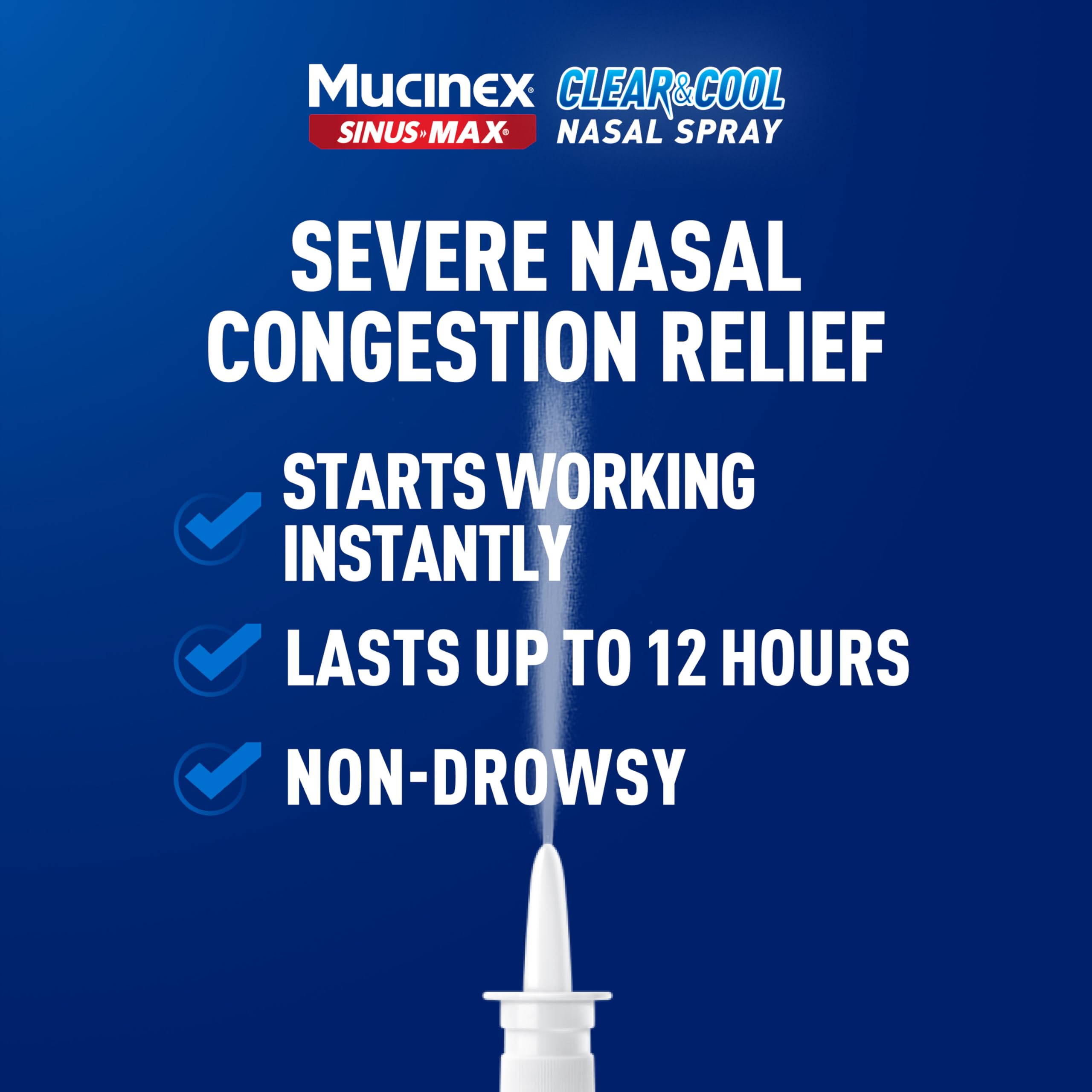 Spray nasal descongestionante Sinus Max Clear & Cool