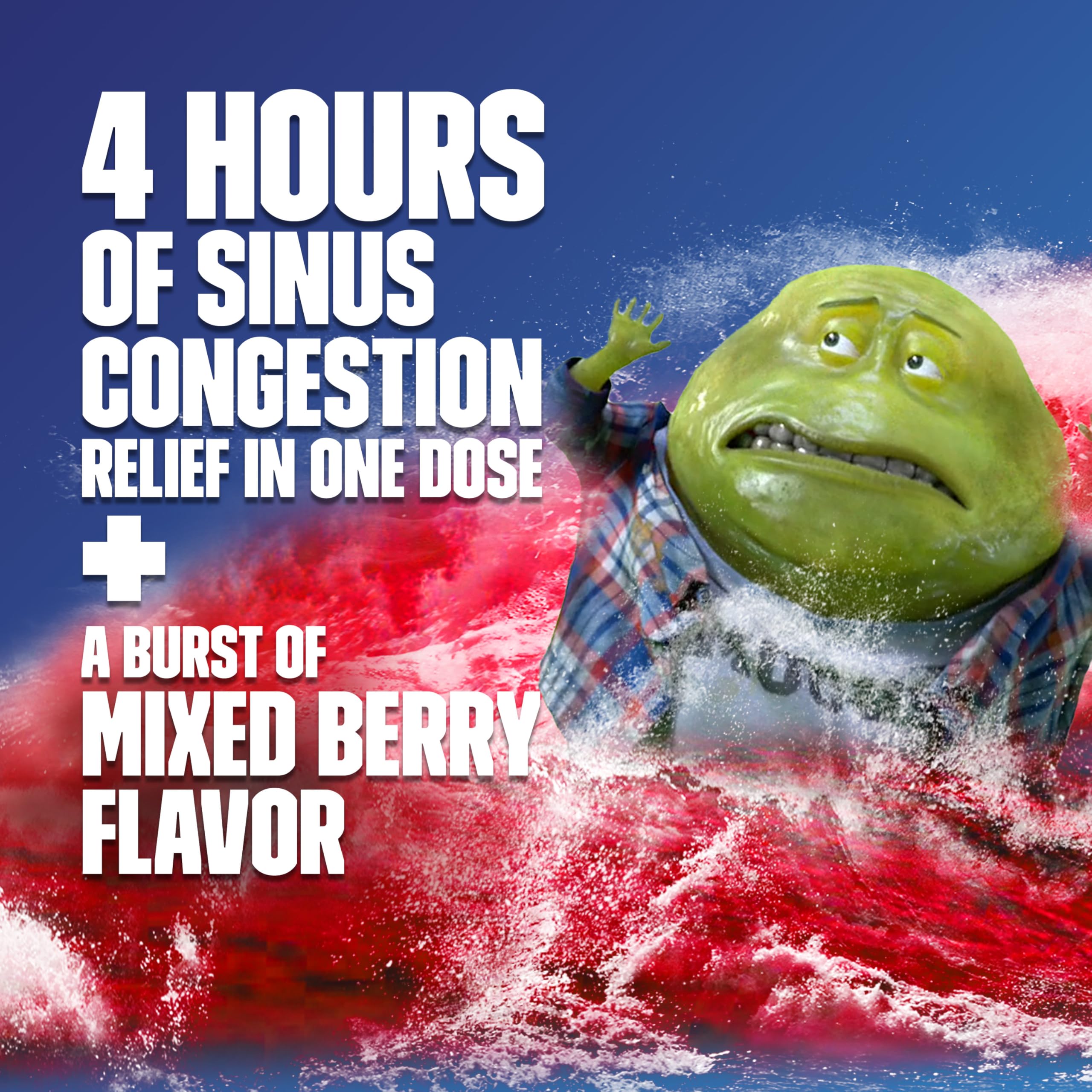 Mucinex Sinus-Max descongestiona la nariz con fenilefrina para mayor comodidad.