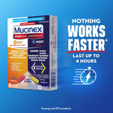 Mucinex Sinus-Max Noche alivia síntomas nocturnos