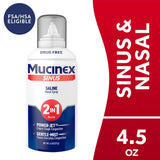 Mucinex Sinus Saline con bruma suave para uso diario