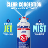 Paquete triple de Mucinex Sinus Saline para reposición