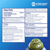 Tecnología de dos capas de Mucinex para inicio rápido y alivio prolongado.