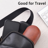 Muf cuero durable con interior suave protege todo.