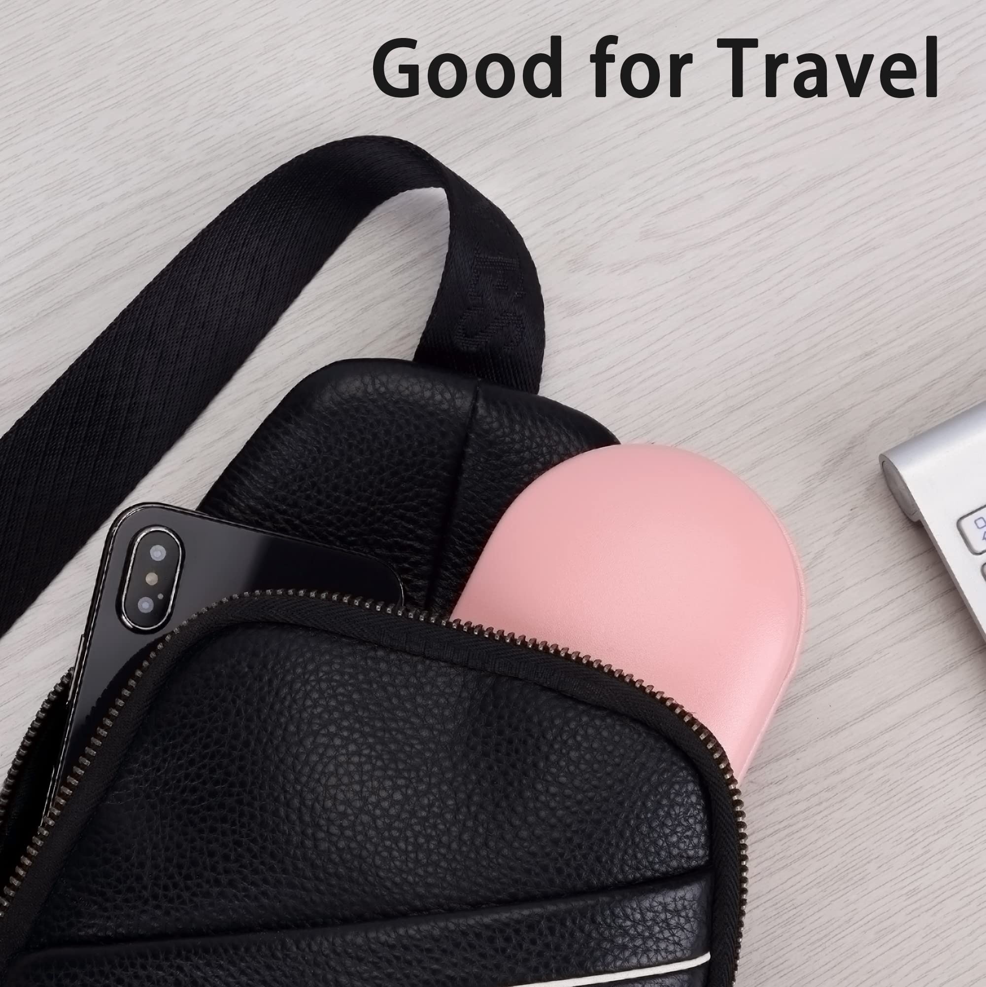 Diseño muf compacto y ligero, perfecto para bolsos y maletas.