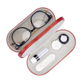 Muf estuche doble para lentes y gafas, ideal para organización diaria.