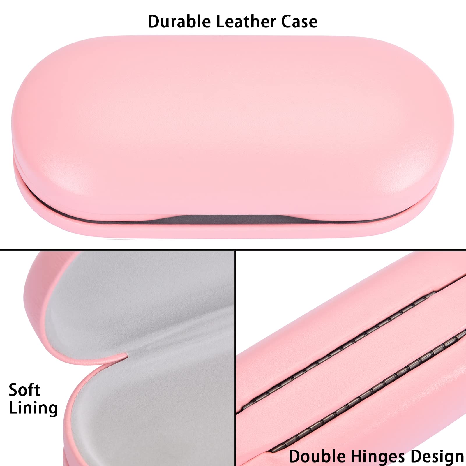 Estuche muf lentes de doble cara, duradero y anti arañazos.