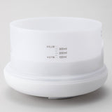 MUJI difusor ultrasonico blanco tanque 350 ml ideal para sesiones aromáticas prolongadas.