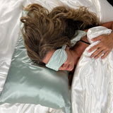 Antifaz Mulberry Park con bloqueo de luz para dormir en cualquier momento.