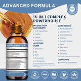 Mezcla herbal con ashwaganda, camomila y azafrán para calma suave