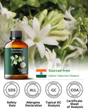 Mumianhua Aceite Esencial Tuberosa en envase elegante y etiqueta.